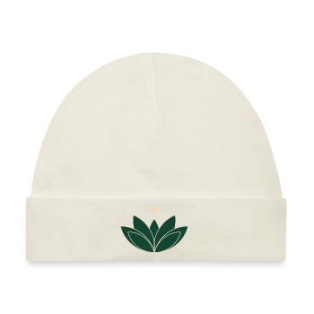 Lotus Lotusblüte - Baby Premium Organic Mütze - Naturweiß - Vorne
