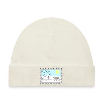 Stempel Gällivare - Baby Premium Organic Mütze - Naturweiß - Vorne