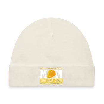 Baustelle Kindergeburtstag - Baby Premium Organic Mütze - Naturweiß - Vorne