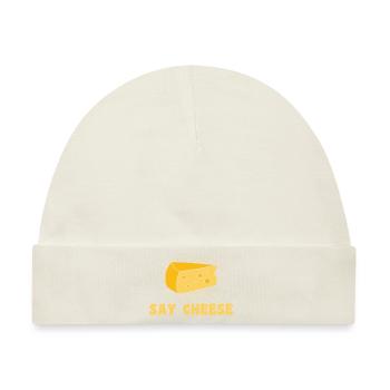 Say cheese - Baby Premium Organic Mütze - Naturweiß - Vorne