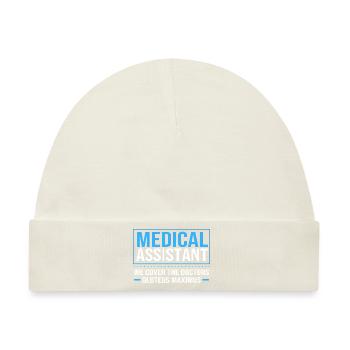 Medizin Mediziner MFA - Baby Premium Organic Mütze - Naturweiß - Vorne