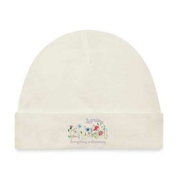 Spür´das Blühen in dir - Baby Premium Organic Mütze - Naturweiß - Vorne