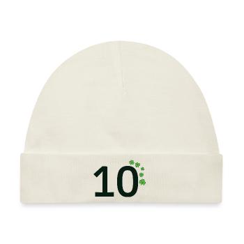 10 - Baby Premium Organic Mütze - Naturweiß - Vorne