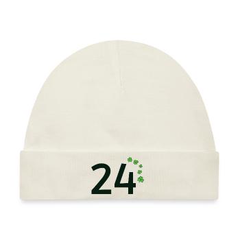 24 - Baby Premium Organic Mütze - Naturweiß - Vorne