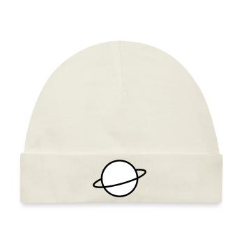 Planet - Baby Premium Organic Mütze - Naturweiß - Vorne