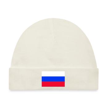 Russland - Baby Premium Organic Mütze - Naturweiß - Vorne