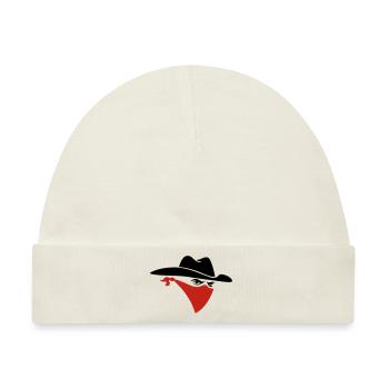 Cowboy - Baby Premium Organic Mütze - Naturweiß - Vorne