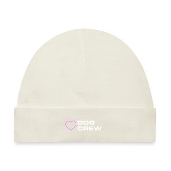 Dog Crew - Baby Premium Organic Mütze - Naturweiß - Vorne