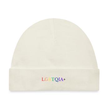 LGBTQIA+ - Baby Premium Organic Mütze - Naturweiß - Vorne