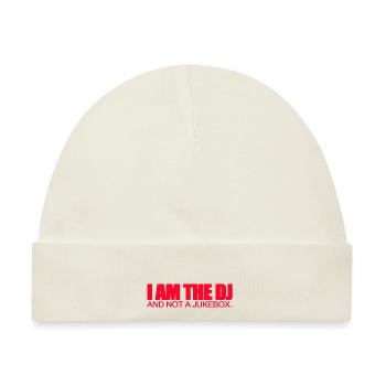 I Am The DJ And Not A Jukebox - Baby Premium Organic Mütze - Naturweiß - Vorne