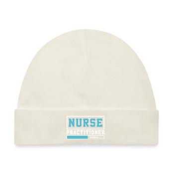 Vintage Nurse School Future Nurse Practitioner - Baby Premium Organic Mütze - Naturweiß - Vorne