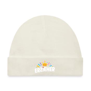 Erzieher-Kollege Danke! Anerkennung Dankbarkeit - Baby Premium Organic Mütze - Naturweiß - Vorne