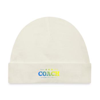 Coach Trainer - Baby Premium Organic Mütze - Naturweiß - Vorne
