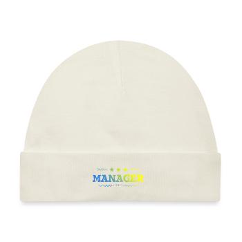 Manager Beruf - Baby Premium Organic Mütze - Naturweiß - Vorne