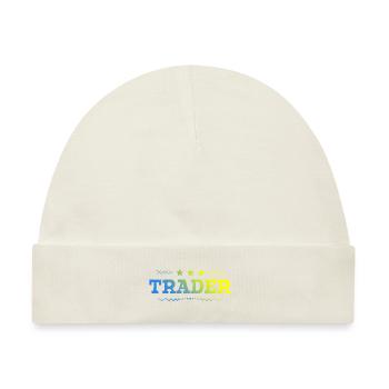 Trader Beruf - Baby Premium Organic Mütze - Naturweiß - Vorne