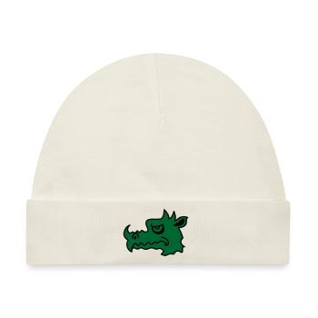 Böser Drachen - Baby Premium Organic Mütze - Naturweiß - Vorne