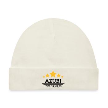 azubi des Jahres - Baby Premium Organic Mütze - Naturweiß - Vorne