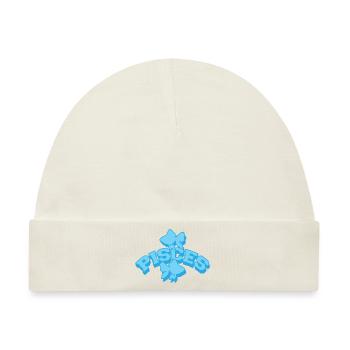 Sternzeichen Fische / Zodiac Pisces - Baby Premium Organic Mütze - Naturweiß - Vorne