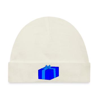 weihnachten winter rentier weihnachtsmann ugly chr - Baby Premium Organic Mütze - Naturweiß - Vorne