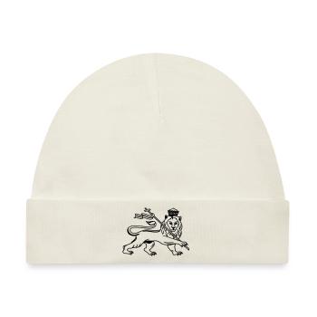 Reggae lion - Baby Premium Organic Mütze - Naturweiß - Vorne
