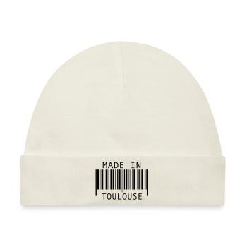 Made in Toulouse - Baby Premium Organic Mütze - Naturweiß - Vorne