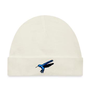 Kolibri insekt nektar geschenk kinder hummingbird - Baby Premium Organic Mütze - Naturweiß - Vorne