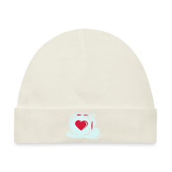 With Heart - Baby Premium Organic Mütze - Naturweiß - Vorne