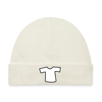 oberteil kleidung heiss t shirt kleidung anziehen - Baby Premium Organic Mütze - Naturweiß - Vorne
