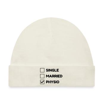 Krankengymnast / Krankengymnastin / Physio / - Baby Premium Organic Mütze - Naturweiß - Vorne