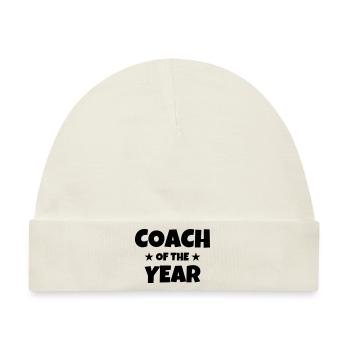 Coach / Coaching / Trainer / Sport - Baby Premium Organic Mütze - Naturweiß - Vorne