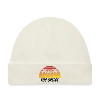 Kos Griechenland - Baby Premium Organic Mütze - Naturweiß - Vorne