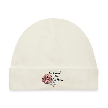 Psychiater Psychologie Therapie Sigmund Freud - Baby Premium Organic Mütze - Naturweiß - Vorne