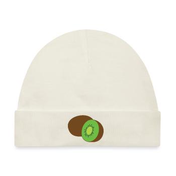 kiwi - Baby Premium Organic Mütze - Naturweiß - Vorne