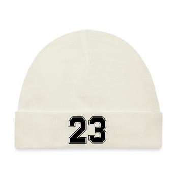 23 - Baby Premium Organic Mütze - Naturweiß - Vorne