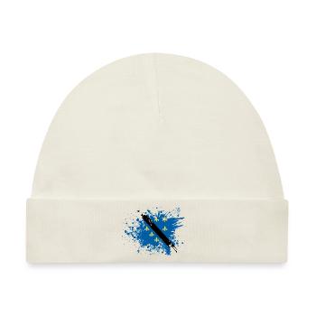 Bosnien bosnisches retro Design - Baby Premium Organic Mütze - Naturweiß - Vorne