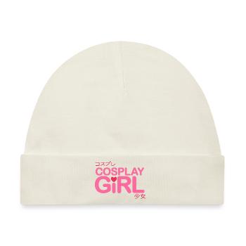 Cosplay Mädchen - Baby Premium Organic Mütze - Naturweiß - Vorne