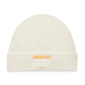 Architekt - Baby Premium Organic Mütze - Naturweiß - Vorne