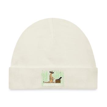Computer Informatik Nerd Nerdmännchen für - Baby Premium Organic Mütze - Naturweiß - Vorne
