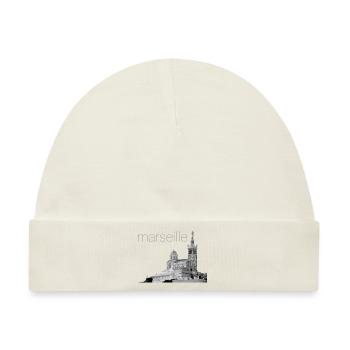 unsere Dame Marseille - Baby Premium Organic Mütze - Naturweiß - Vorne