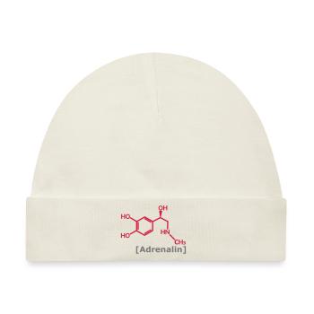 Adrenalin - Baby Premium Organic Mütze - Naturweiß - Vorne