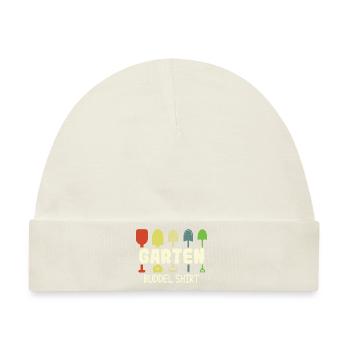 Garten Buddel Shirt Gärtner Gärtnerin Hobbygärtner - Baby Premium Organic Mütze - Naturweiß - Vorne