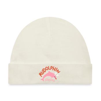 Rudolphin Lustiger Ugly Christmas Sweater - Baby Premium Organic Mütze - Naturweiß - Vorne