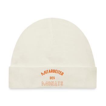 Mitarbeiter des Monats - Baby Premium Organic Mütze - Naturweiß - Vorne
