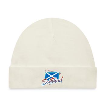 Schottland - Baby Premium Organic Mütze - Naturweiß - Vorne