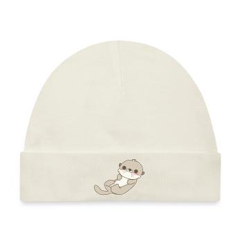 Otter - Baby Premium Organic Mütze - Naturweiß - Vorne