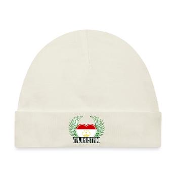 Tadschikistan - Baby Premium Organic Mütze - Naturweiß - Vorne