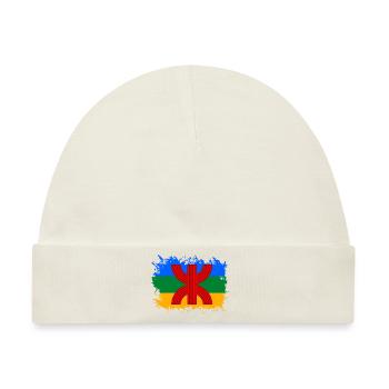 Berber Fahne Amazigh Nordafrika - Baby Premium Organic Mütze - Naturweiß - Vorne