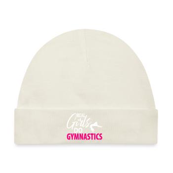 Turnerin Handstand gymnastik turnen Damen Frauen - Baby Premium Organic Mütze - Naturweiß - Vorne