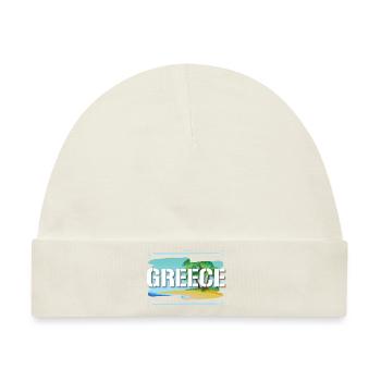 Greece - Baby Premium Organic Mütze - Naturweiß - Vorne