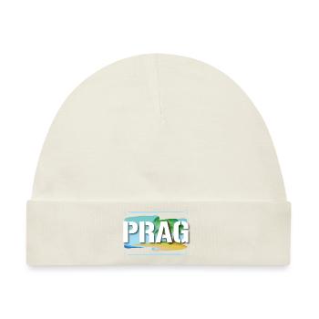 Prag - Baby Premium Organic Mütze - Naturweiß - Vorne